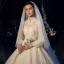Luxus / Herrlich Chinesischer Stil Ivory / Creme Durchsichtige Brautkleider / Hochzeitskleider 2019 Ballkleid Stehkragen Lange Ärmel Rückenfreies Handgefertigt Perlenstickerei Kapelle-Schleppe Rüschen