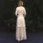 Affordable Champagne Summer See-through Evening Dresses  2019 A-Line / Princess High Neck Sleeveless Glitter Tulle Floor-Length / Long Ruffle Formal Dresses