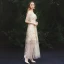 Affordable Champagne Summer See-through Evening Dresses  2019 A-Line / Princess High Neck Sleeveless Glitter Tulle Floor-Length / Long Ruffle Formal Dresses