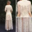 Affordable Champagne Summer See-through Evening Dresses  2019 A-Line / Princess High Neck Sleeveless Glitter Tulle Floor-Length / Long Ruffle Formal Dresses