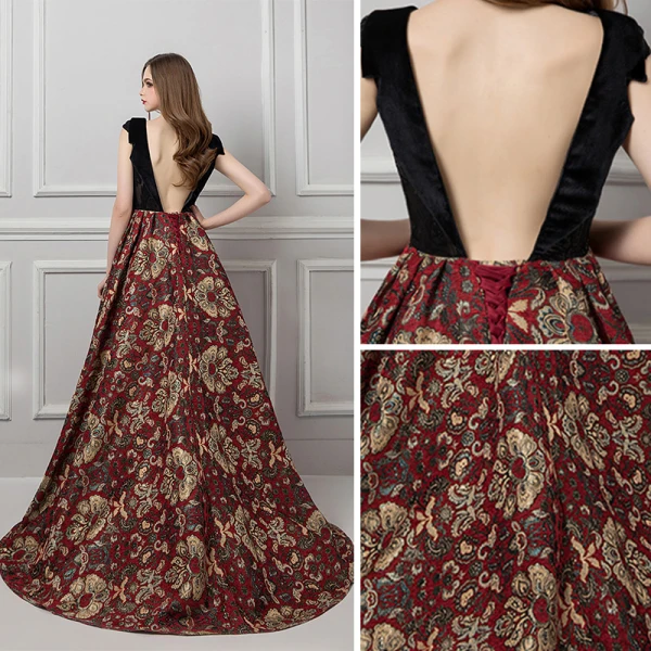 Sexy Noire Robe De Soirée 2019 Princesse V-Cou Sans Manches Perlage Faux Diamant Ceinture Impression Fleur Tribunal Train Volants Dos Nu Robe De Ceremonie
