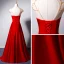 Chic Rouge Transparentes Robe De Soirée 2019 Princesse Encolure Dégagée Mancherons Perlage Longue Volants Dos Nu Robe De Ceremonie