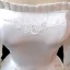 Vintage / Retro Ivory Satin Wedding Dresses 2019 A-Line / Princess Off-The-Shoulder Puffy Long Sleeve Backless Chapel Train Ruffle