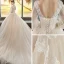Romantique Champagne Transparentes Robe De Mariée 2019 Princesse Encolure Dégagée Gonflée 3/4 Manches Dos Nu Appliques En Dentelle Perlage Cristal Glitter Tulle Chapel Train Volants