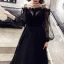 Schöne Rot Abendkleider 2019 A Linie Off Shoulder Geschwollenes Lange Ärmel Lange Rüschen Rückenfreies Festliche Kleider