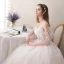 Abordable Champagne Robe De Mariée 2019 Princesse Bretelles Spaghetti Manches Courtes Dos Nu Paillettes Appliques En Dentelle Perle Cathedral Train Volants