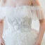 Abordable Ivoire Robe De Mariée 2019 Princesse De l'épaule Manches Courtes Dos Nu Appliques En Dentelle Perle Train De Balayage Volants