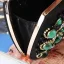 Vintage / Originale Noire Faux Diamant Cocktail Pochette 2023