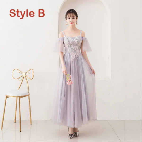 Abordable Rougissant Rose Transparentes Robe Demoiselle D'honneur 2019 Princesse Appliques En Dentelle Perle Longueur Cheville Volants Dos Nu Robe Pour Mariage