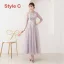 Abordable Rougissant Rose Transparentes Robe Demoiselle D'honneur 2019 Princesse Appliques En Dentelle Perle Longueur Cheville Volants Dos Nu Robe Pour Mariage