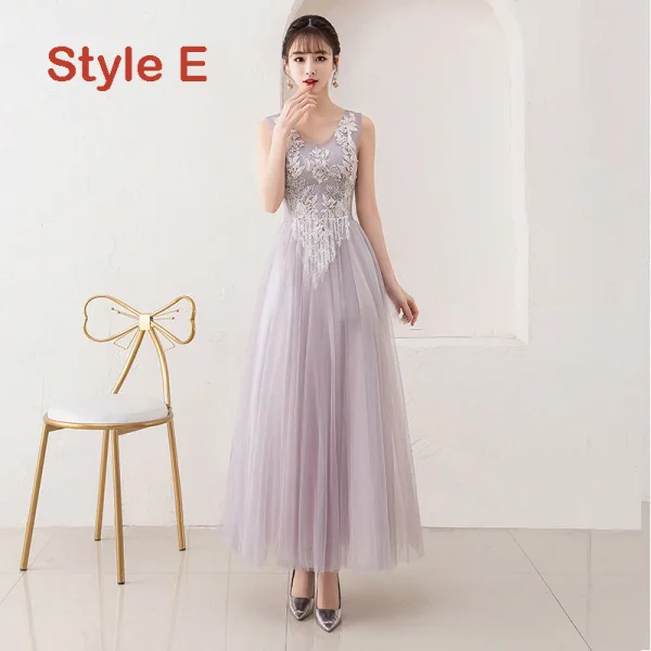 Abordable Rougissant Rose Transparentes Robe Demoiselle D'honneur 2019 Princesse Appliques En Dentelle Perle Longueur Cheville Volants Dos Nu Robe Pour Mariage