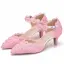 Chic / Belle Blanche En Dentelle Fleur Chaussures Femmes 2022 Promo Perle 5 cm Talons Aiguilles À Bout Pointu Chaussures Femmes Talons Hauts