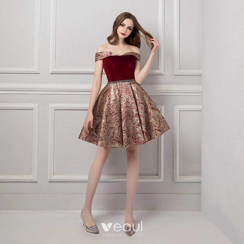 Maroon homecoming hot sale dresses 2019