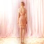Elegant Pearl Pink Mother Of The Bride Dresses 2019 Scoop Neck Long Sleeve Beading Crystal Sash Short Backless Wedding Party Dresses