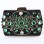 Vintage / Originale Noire Faux Diamant Cocktail Pochette 2023