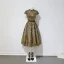 Sparkly Black Party Dresses 2018 A-Line / Princess High Neck Short Sleeve Bow Sash Knee-Length Sequins Formal Dresses