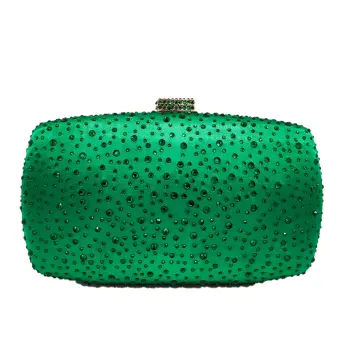 Chic Beautiful Green Rhinestone Evening Party Clutch Bags 2023 Clutch Bags