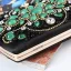 Vintage / Originale Noire Faux Diamant Cocktail Pochette 2023