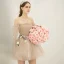 Mode Champagner Sommer Partykleider 2019 A Linie Off Shoulder Geschwollenes 1/2 Ärmel Applikationen Blumen Stoffgürtel Kurze Rüschen Rückenfreies Festliche Kleider