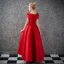 Haute Basse Rouge Transparentes Robe De Bal 2018 Robe Boule Encolure Carrée Manches Courtes Appliques En Dentelle Faux Diamant Asymétrique Volants Robe De Ceremonie