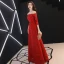 Abordable Bordeaux Dentelle Robe De Soirée 2019 Princesse De l'épaule 3/4 Manches Appliques En Dentelle Faux Diamant Longue Dos Nu Robe De Ceremonie