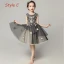 Elegant Black Flower Girl Dresses 2019 A-Line / Princess Scoop Neck Sleeveless Appliques Lace Pearl Court Train Ruffle Backless Wedding Party Dresses