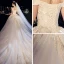 Bling Bling Champagne Robe De Mariée 2019 Princesse De l'épaule Manches Courtes Dos Nu Appliques En Dentelle Glitter Tulle Cathedral Train Volants