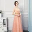 Stilig Orange Selskapskjoler 2019 Prinsesse Kjæreste Uten Ermer Rhinestone Beading Lange Buste Ryggløse Formelle Kjoler