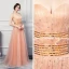 Stilig Orange Selskapskjoler 2019 Prinsesse Kjæreste Uten Ermer Rhinestone Beading Lange Buste Ryggløse Formelle Kjoler