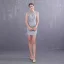 Luxury / Gorgeous Grey Party Dresses 2019 High Neck Sleeveless Beading Pearl Sequins Short Backless Formal Dresses