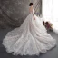 Luksus Champagne Brudekjoler 2019 Prinsesse Kjæreste Uten Ermer Ryggløse Appliques Blonder Glitter Tyll Beading Cathedral Train Buste
