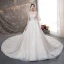 Élégant Champagne Robe De Mariée 2019 Princesse Bretelles Spaghetti Sans Manches Dos Nu Perle Perlage Glitter Tulle Cathedral Train Volants