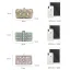 Moderne / Mode Multi-Couleurs Perle Faux Diamant Perlage Pochette 2019