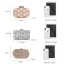 Moderne / Mode Multi-Couleurs Perle Faux Diamant Perlage Pochette 2019