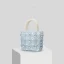 Chic / Belle Rougissant Rose Appliques Fleur Perle Pochette 2019