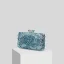 Luxe Bleu Glitter Faux Diamant Pochette 2019