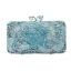 Luxe Bleu Glitter Faux Diamant Pochette 2019