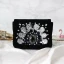 Fine Svart Suede Perle Rhinestone Paljetter Håndvesken  2019