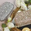 Sparkly Gold Glitter Rhinestone Clutch Bags 2019