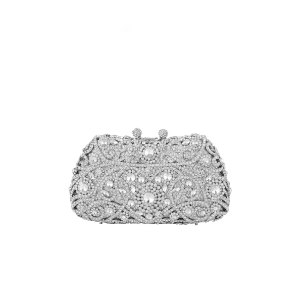 Sparkly Gold Glitter Rhinestone Clutch Bags 2019