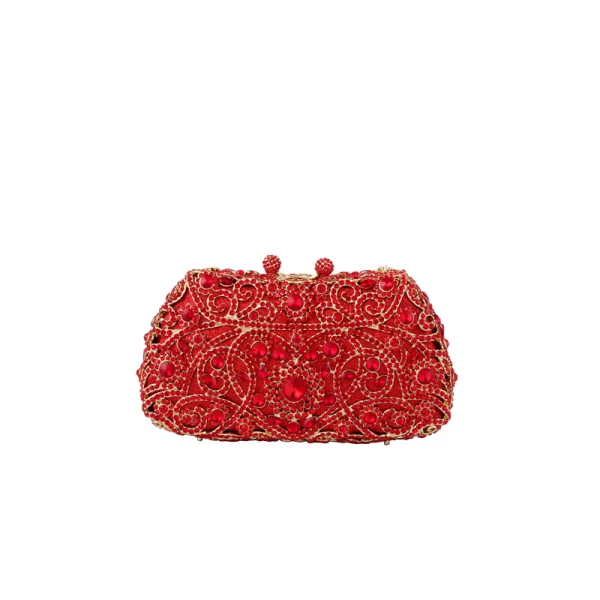 Sparkly Gold Glitter Rhinestone Clutch Bags 2019