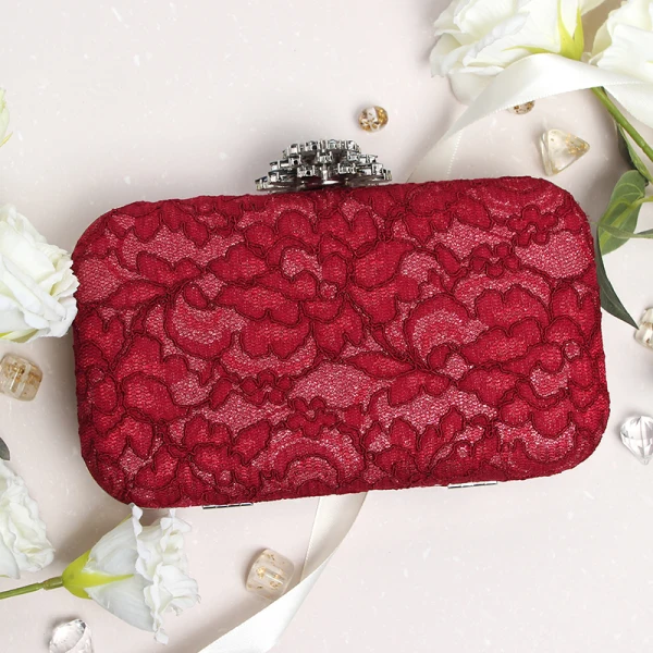 Chic / Belle Bleu Marine Glitter Polyester Pochette 2019