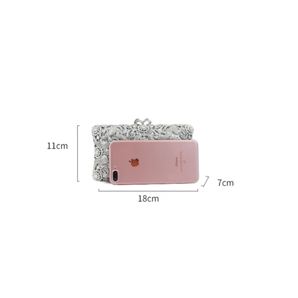 Luxe Doré Faux Diamant Glitter Pochette 2019