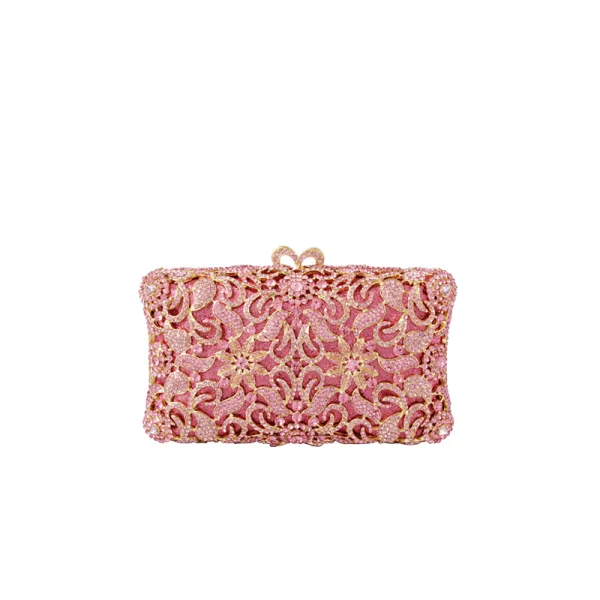 Luxe Doré Faux Diamant Glitter Pochette 2019