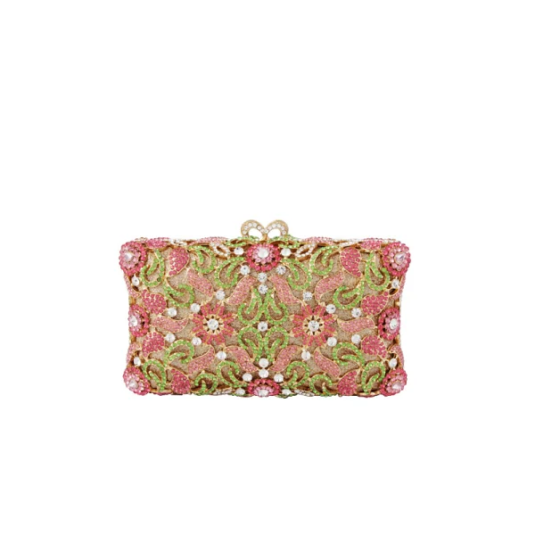 Luxe Doré Faux Diamant Glitter Pochette 2019