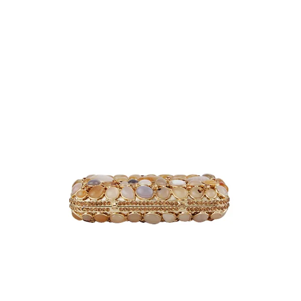 Vintage Champagne Beading Sten Kuvertväska 2019
