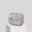 Błyszczące Srebrny Rhinestone Kopertówki 2019