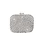 Błyszczące Srebrny Rhinestone Kopertówki 2019