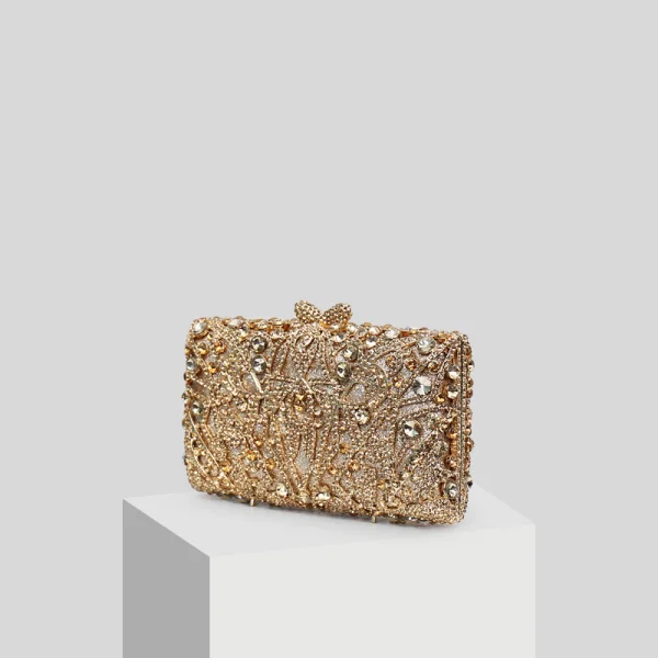 Luxury / Gorgeous Candy Pink Rhinestone Glitter Clutch Bags 2019