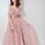 Chic / Belle Rougissant Rose Robe De Bal 2019 Princesse Bretelles Spaghetti Sans Manches Perlage Longue Volants Dos Nu Robe De Ceremonie